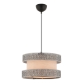 Luster na sajli HALO 1xE27/60W/230V bež/siva