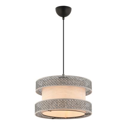 Luster na sajli HALO 1xE27/60W/230V bež/siva