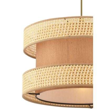 Luster na sajli HALO 1xE27/60W/230V braon/bež
