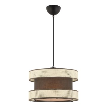 Luster na sajli HALO 1xE27/60W/230V braon/krem