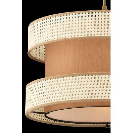 Luster na sajli HALO 1xE27/60W/230V braon/krem