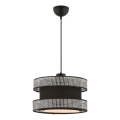 Luster na sajli HALO 1xE27/60W/230V crna/siva