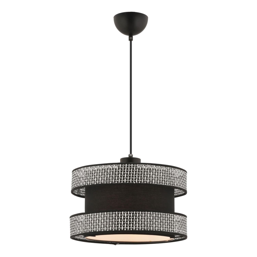 Luster na sajli HALO 1xE27/60W/230V crna/siva