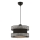 Luster na sajli HALO 1xE27/60W/230V crna/siva