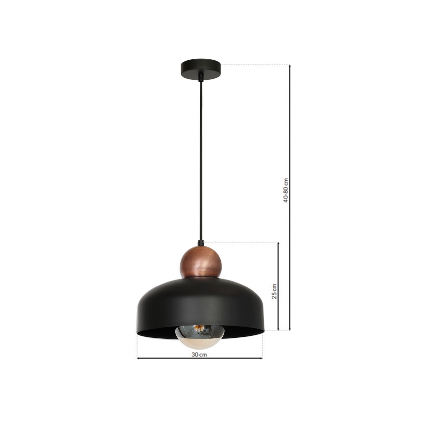 Luster na sajli HARALD 1xE27/60W/230V