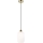 Luster na sajli HARMA 1xE27/15W/230V pr. 14 cm bela/zlatna