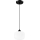 Luster na sajli HARMA 1xE27/15W/230V pr. 20 cm bela/crno