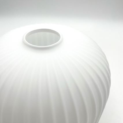 Luster na sajli HARMA 1xE27/15W/230V pr. 20 cm bela/zlatna