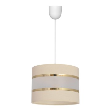 Luster na sajli HELEN 1xE27/15W/230V kremasta