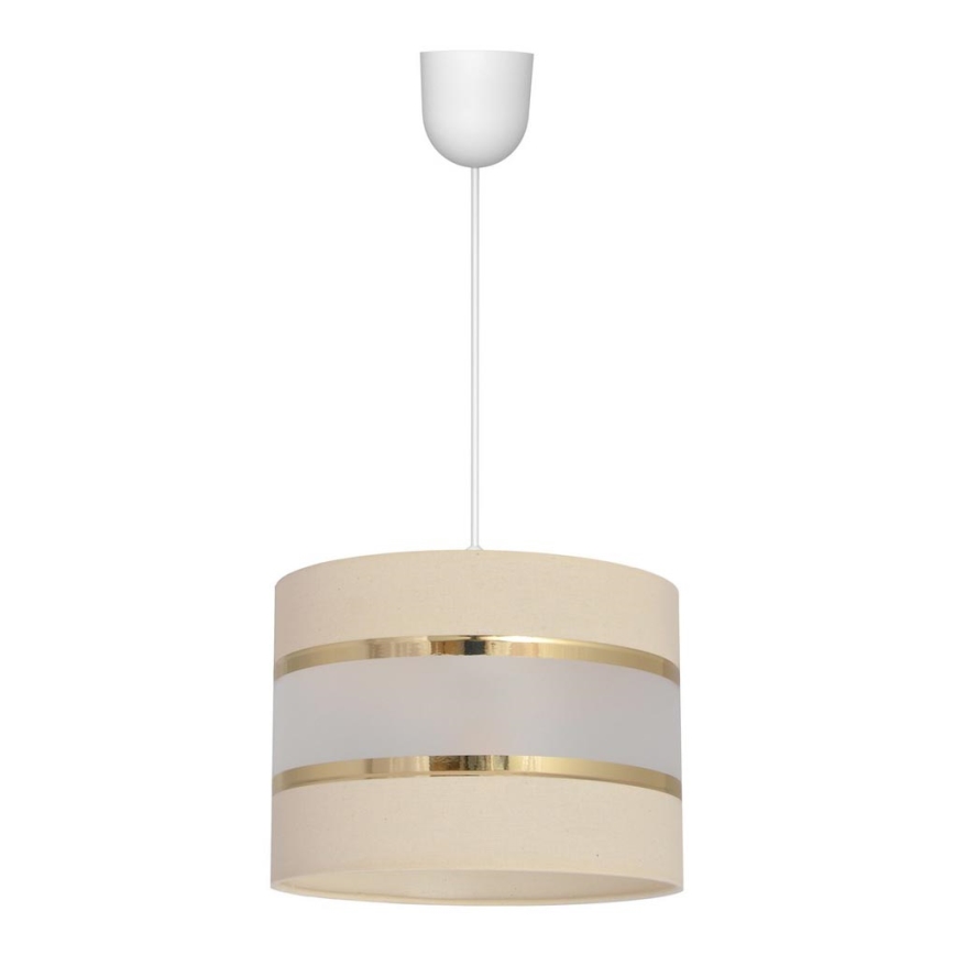 Luster na sajli HELEN 1xE27/15W/230V kremasta
