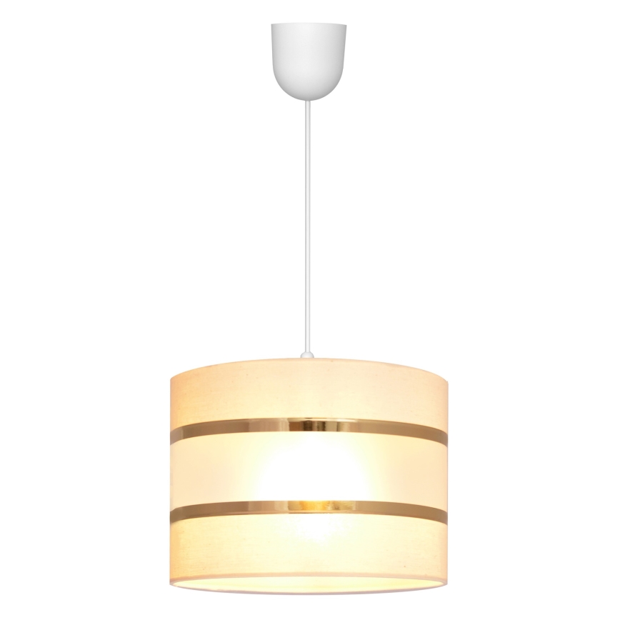 Luster na sajli HELEN 1xE27/15W/230V kremasta