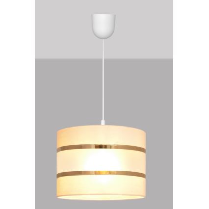 Luster na sajli HELEN 1xE27/15W/230V kremasta