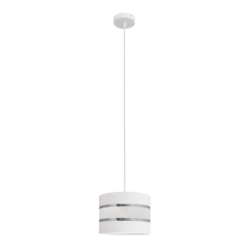 Luster na sajli HELEN 1xE27/15W/230V pr. 20 cm bela