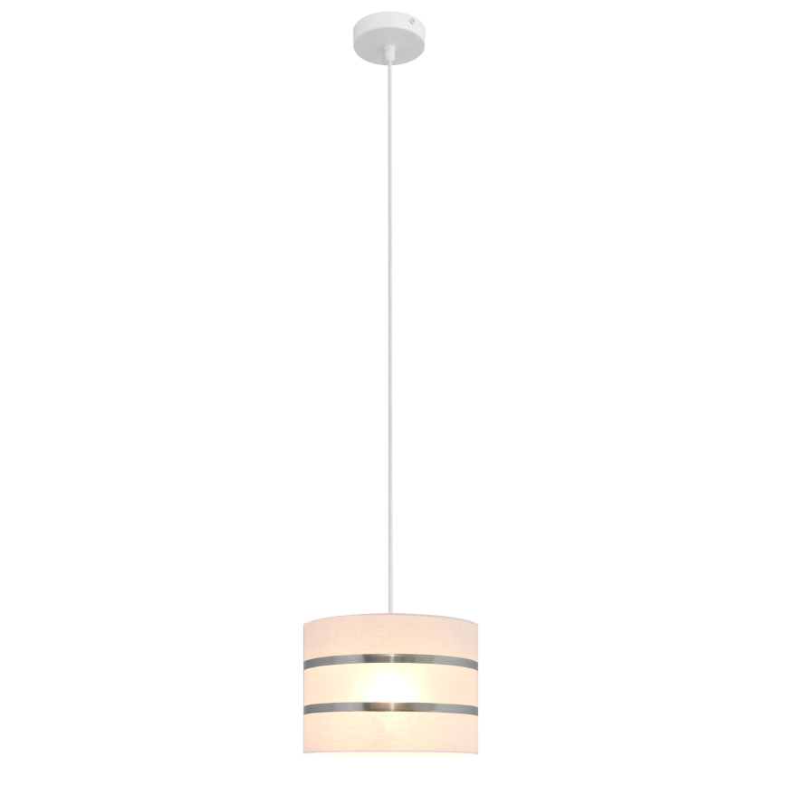 Luster na sajli HELEN 1xE27/15W/230V pr. 20 cm bela