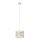 Luster na sajli HELEN 1xE27/15W/230V pr. 20 cm kremasta/zlatna