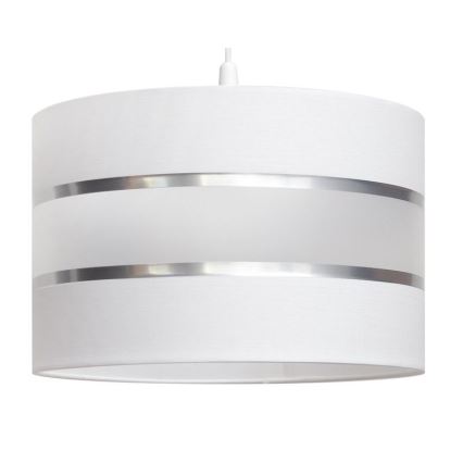 Luster na sajli HELEN 1xE27/15W/230V pr. 35 cm bela