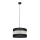 Luster na sajli HELEN 1xE27/15W/230V pr. 35 cm crno/zlatna