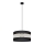 Luster na sajli HELEN 1xE27/15W/230V pr. 40 cm crno/zlatna