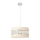 Luster na sajli HELEN 1xE27/15W/230V pr. 40 cm kremasta/zlatna
