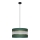 Luster na sajli HELEN 1xE27/15W/230V pr. 40 cm zelena/zlatna