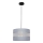 Luster na sajli HELEN 1xE27/15W/230V sivo/crno