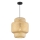 Luster na sajli HESTIA 1xE27/60W/230V pr. 30 cm bambus
