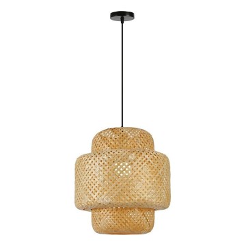 Luster na sajli HILO 1xE27/40W/230V pr. 38 cm bambus