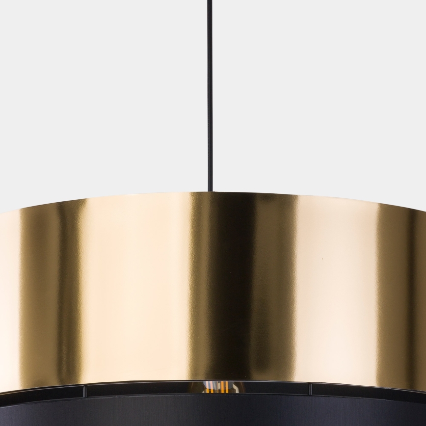 Luster na sajli HILTON 1xE27/25W/230V mesing/crno