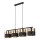 Luster na sajli HILTON 4xE27/15W/230V mesing/crno