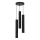 Luster na sajli HUDSON 3xGU10/8W/230V crno
