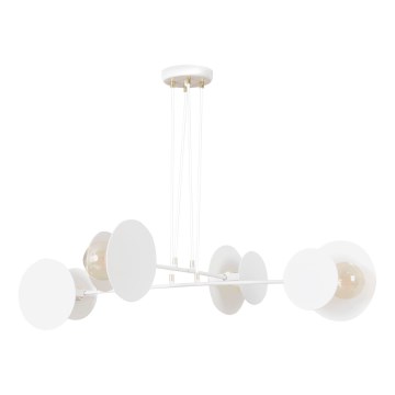 Luster na sajli IDEA 4xE27/15W/230V bela