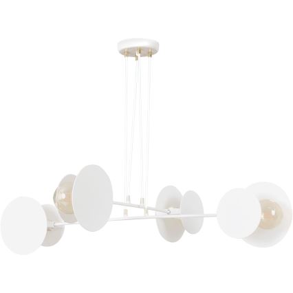 Luster na sajli IDEA 4xE27/15W/230V bela