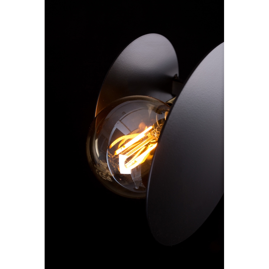 Luster na sajli IDEA 4xE27/15W/230V crno