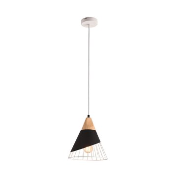 Luster na sajli IRIS 1xE27/40W/230V crno