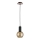 Luster na sajli JANTAR WOOD 1xE27/60W/230V
