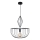 Luster na sajli JASMINA 1xE27/20W/230V pr. 40 cm crno