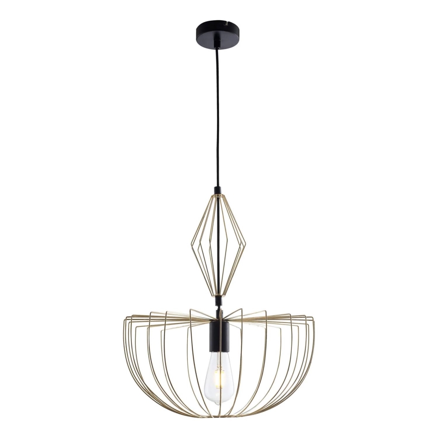 Luster na sajli JASMINA 1xE27/20W/230V pr. 40 cm zlatna