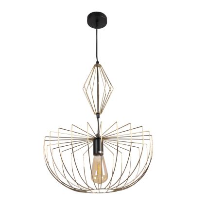 Luster na sajli JASMINA 1xE27/20W/230V pr. 40 cm zlatna