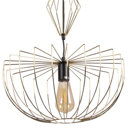 Luster na sajli JASMINA 1xE27/20W/230V pr. 40 cm zlatna