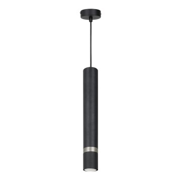 Luster na sajli JOKER 1xGU10/25W/230V crno/mat krom