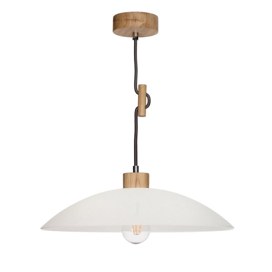 Luster na sajli JONA 1xE27/60W/230V hrast