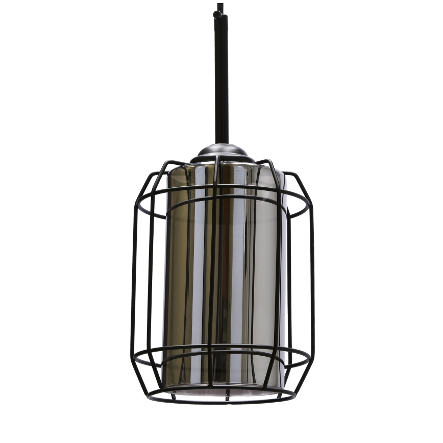Luster na sajli JONERA 1xE27/40W/230V crno