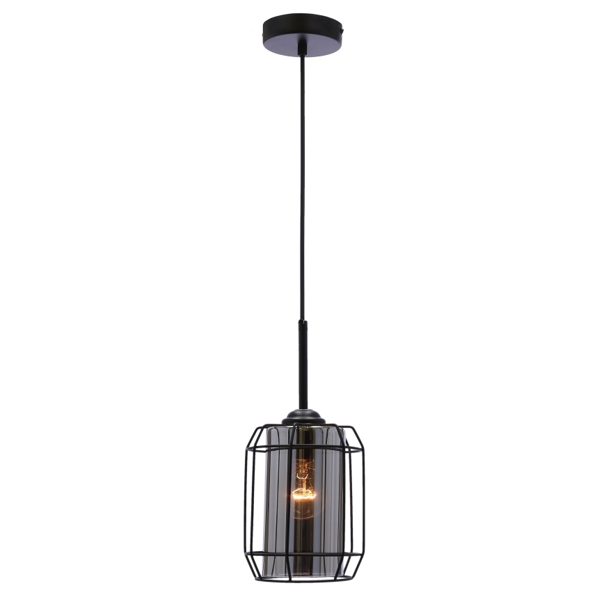 Luster na sajli JONERA 1xE27/40W/230V crno