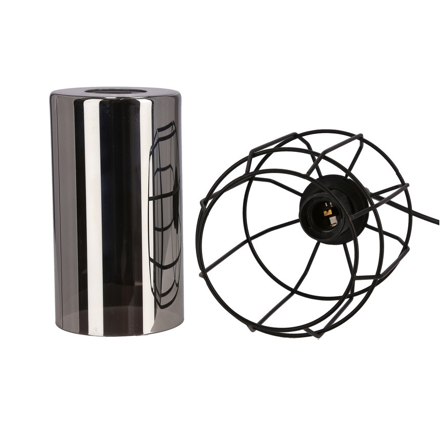 Luster na sajli JONERA 1xE27/40W/230V crno