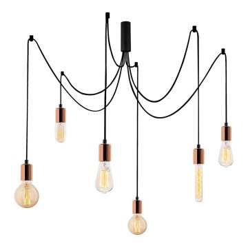 Luster na sajli KABLUNI 6xE27/100W/230V pauk