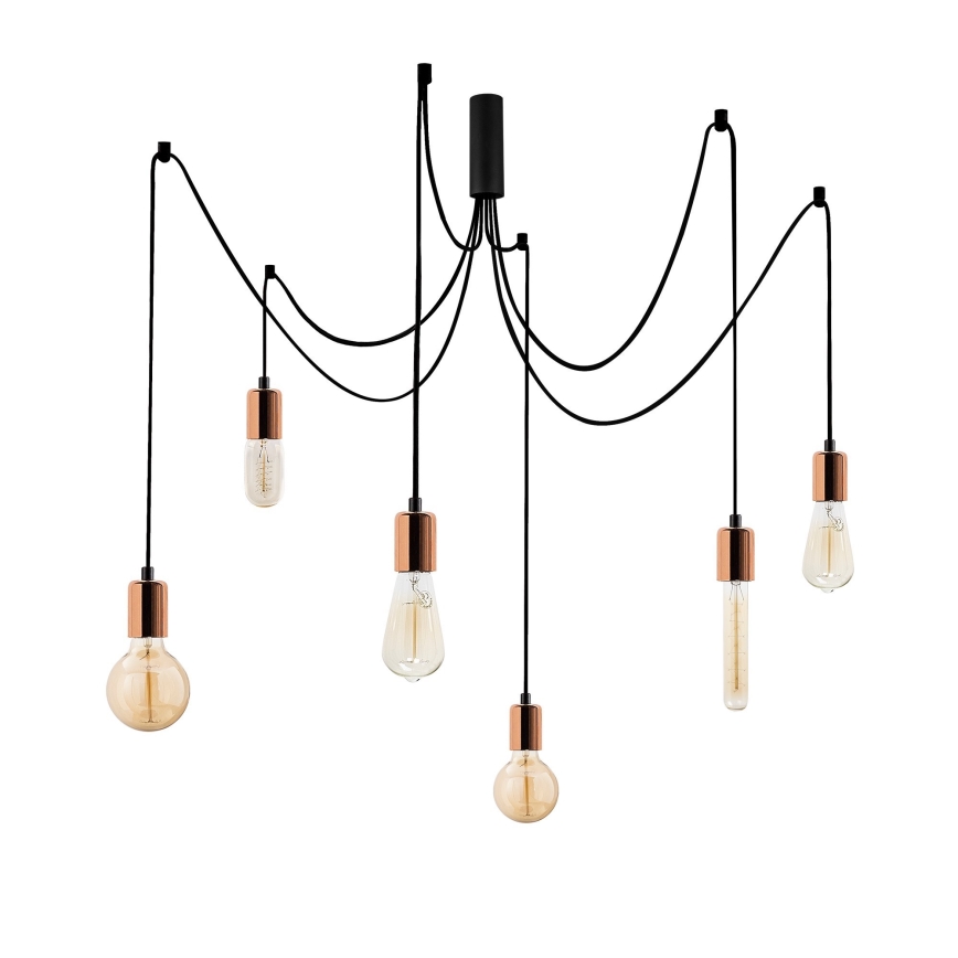 Luster na sajli KABLUNI 6xE27/100W/230V pauk