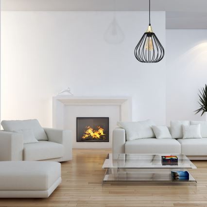 Luster na sajli KANE 1xE27/60W/230V