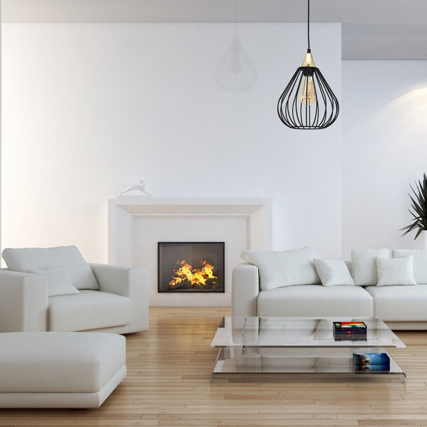 Luster na sajli KANE 1xE27/60W/230V