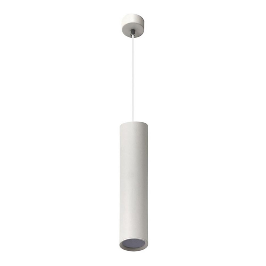 Luster na sajli KARADON 1xGU10/30W/230V 17 cm bela