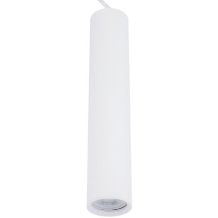 Luster na sajli KARADON 1xGU10/30W/230V 17 cm bela
